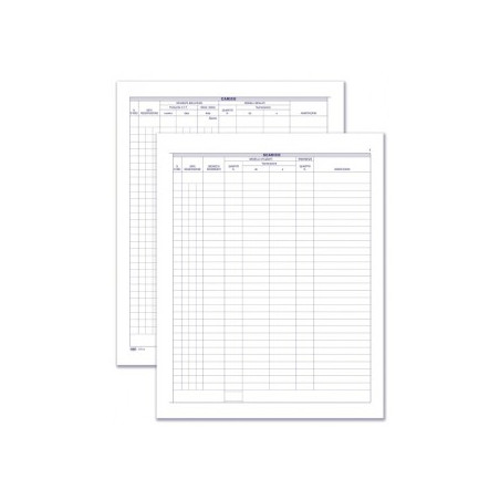 Registro Carico/Scarico documenti di accompagnamento (regime delle Accise) - 7 pagine prenumerate - 31x24,5 cm
